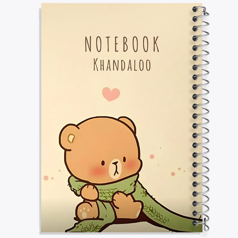 دفتر لیست خرید 50 برگ خندالو طرح خرس بامزه کد N4693