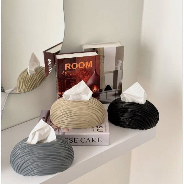 جعبه دستمال کاغذی مدل شیاردار مدرن مینیمال