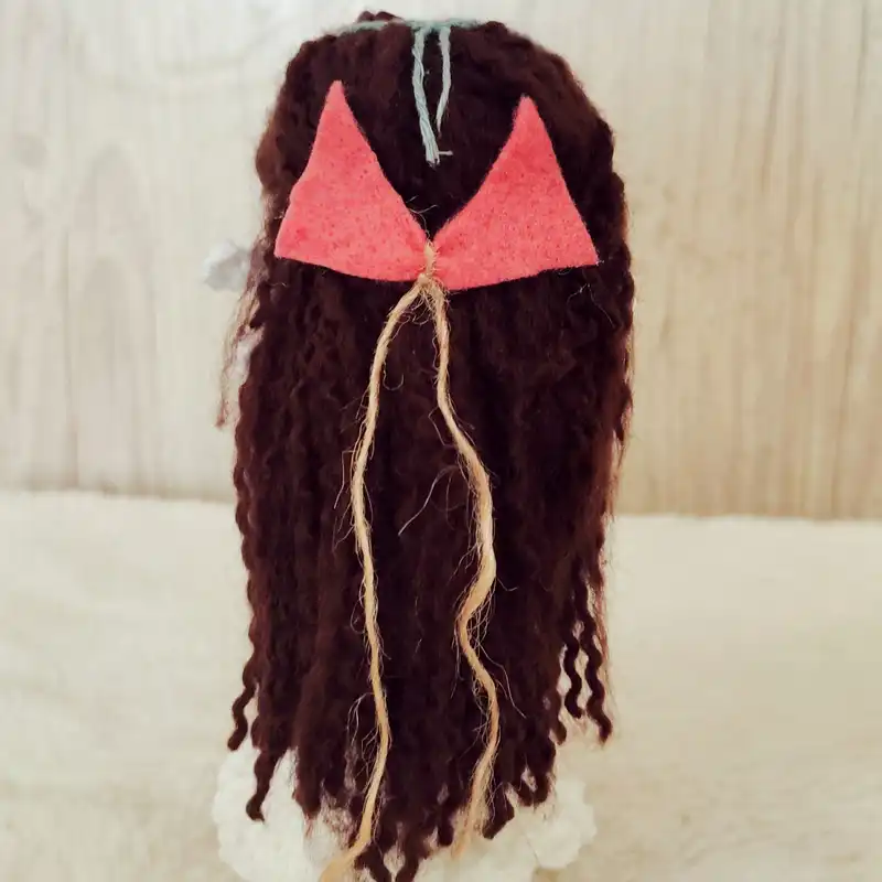 عروسک بافتنی طرح فرشته کد hp50