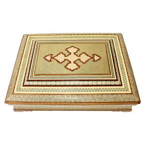 جعبه قرآن خاتم کاری مدل اعلی پرسیم کد 40p30
