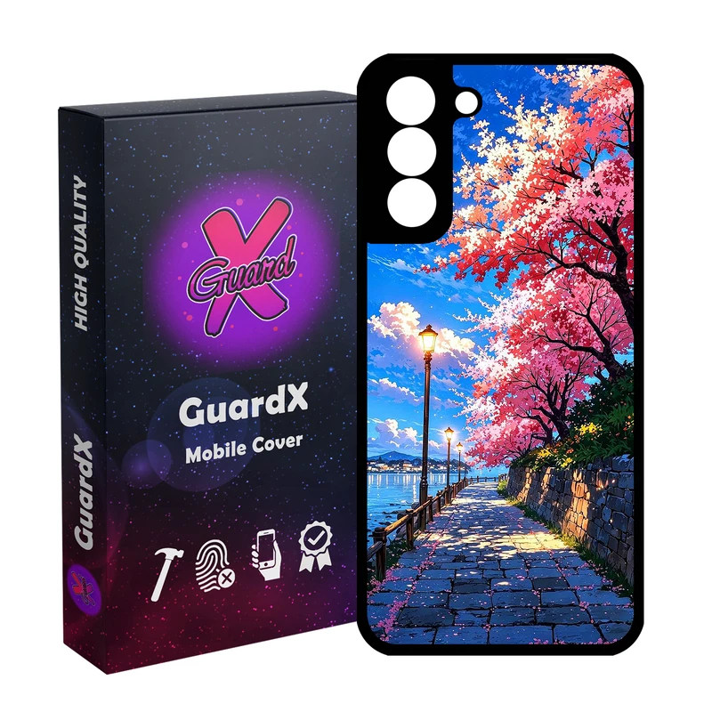 کاور گارد ایکس طرح جاده دریا مدل  Glass10791 مناسب برای گوشی موبایل سامسونگ Galaxy S21 FE