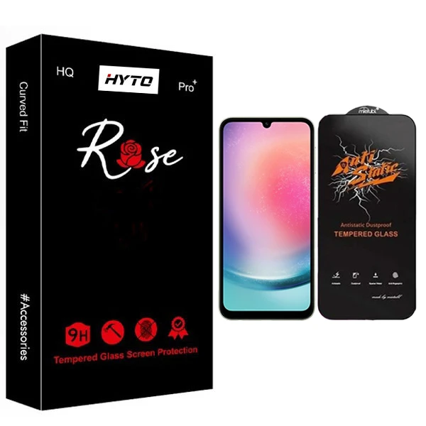 محافظ صفحه نمایش هیتو مدل Rose Antistatic Guard مناسب برای گوشی موبایل سامسونگ galaxy a24 / a25 / a15 / m34 / f34