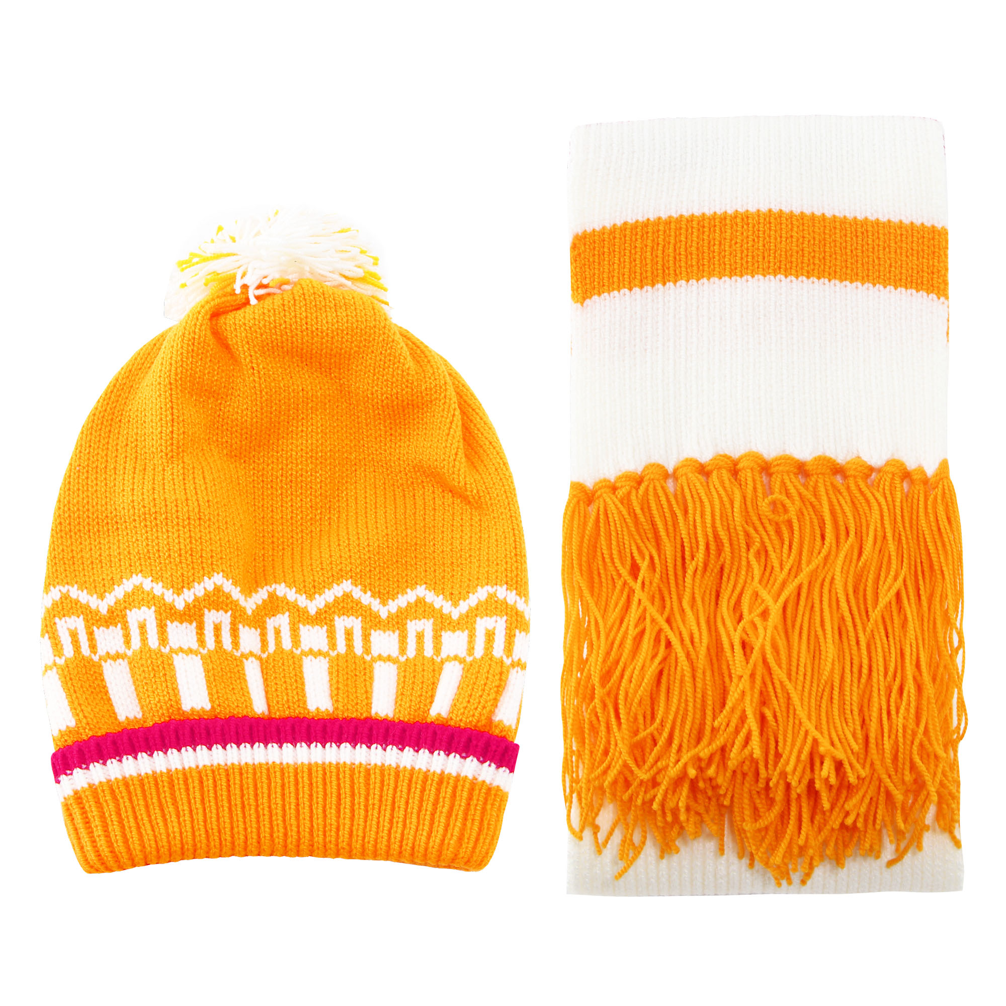 ست کلاه و شال گردن بچگانه مدل HAT-05