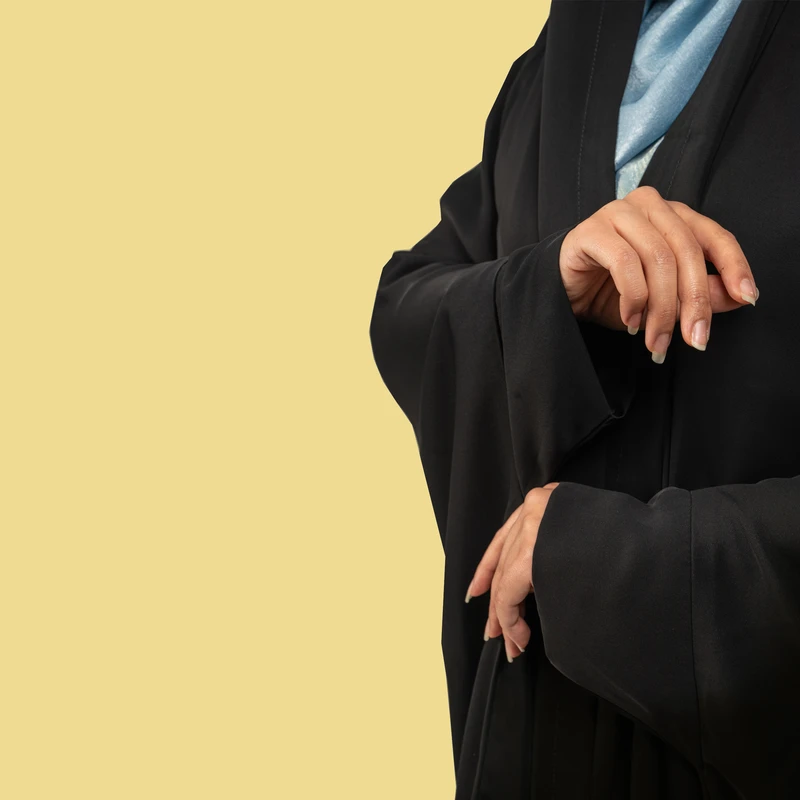 عکس شماره 2 : چادر مدل دانشجویی مچ دار