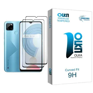 Cooling Olka Glass MIX002 Screen Protector For Realme C21Y Pack Of 2