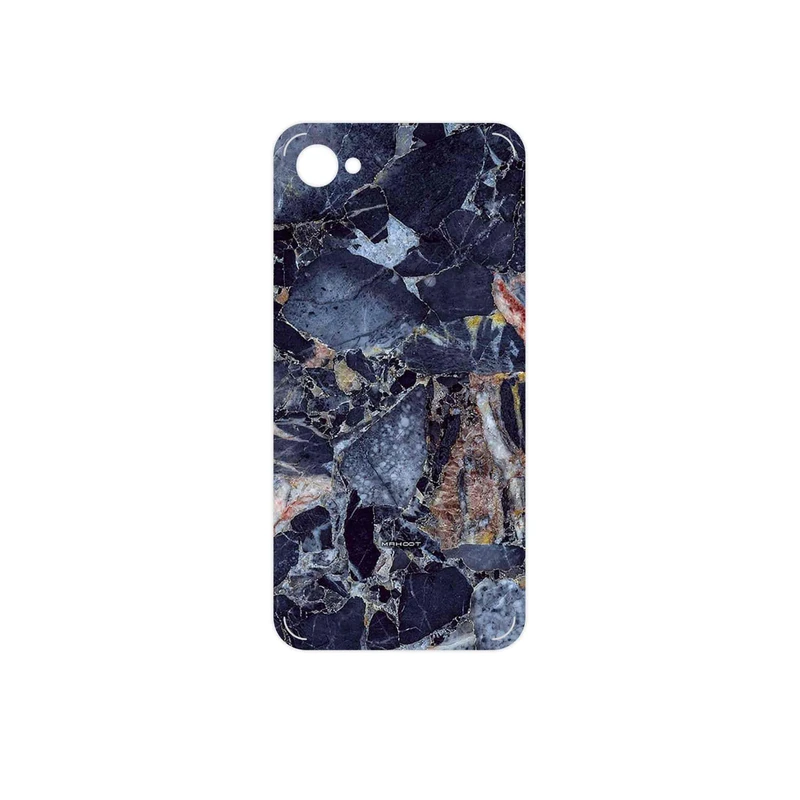 برچسب پوششی ماهوت مدل Broken black marble مناسب برای گوشی موبایل اچ تی سی Desire 12