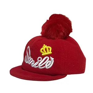 کلاه کپ بچگانه مدل پوم دار 