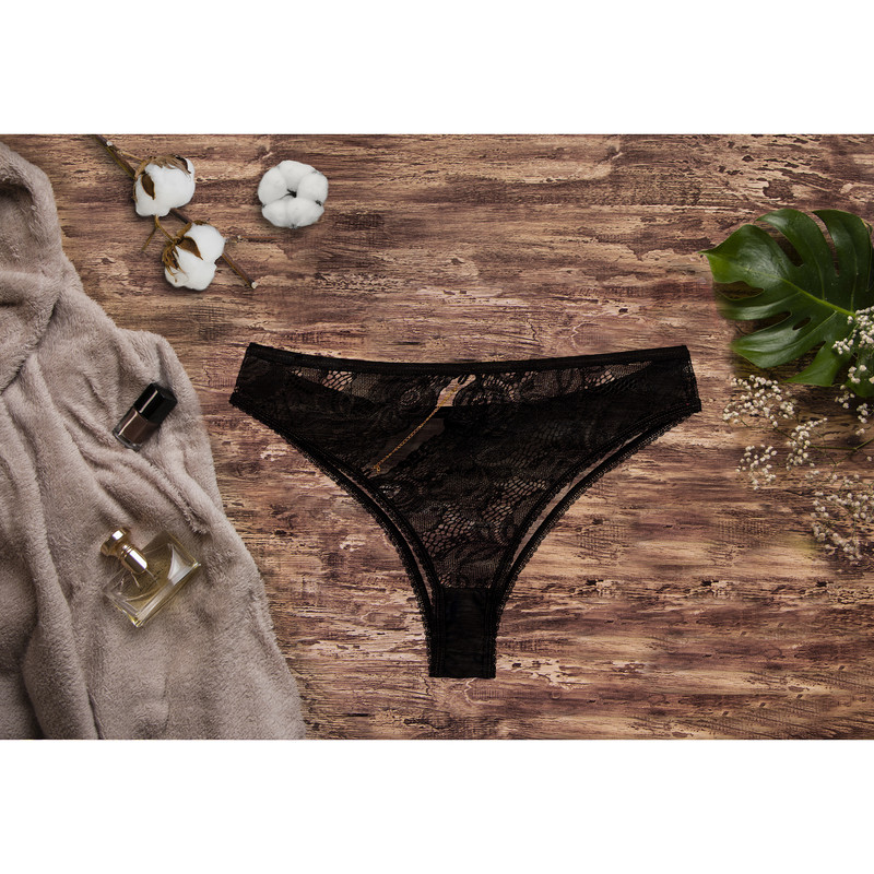 شورت زنانه جی سی مدل دانتل FAN-BLA-2