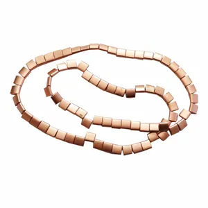 مهره دستبند مدل حدید مکعبی کد MO-1027 مجموعه 40 عددی