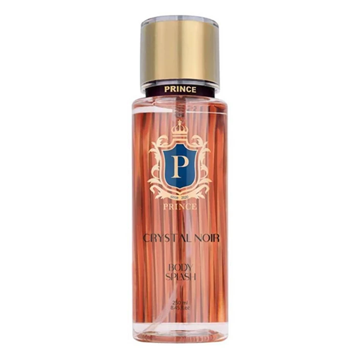 بادی اسپلش زنانه پرنس مدل CRYSTAL NOIR حجم 250 میلی‌لیتر