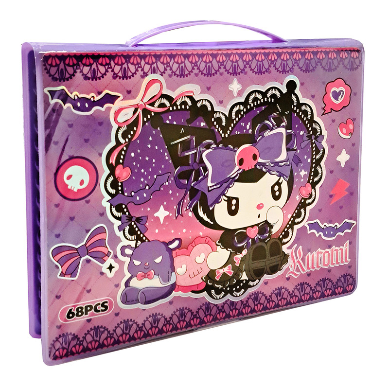 بسته رنگ آمیزی مدل 220طرح کرومی مجموعه 68 عددی