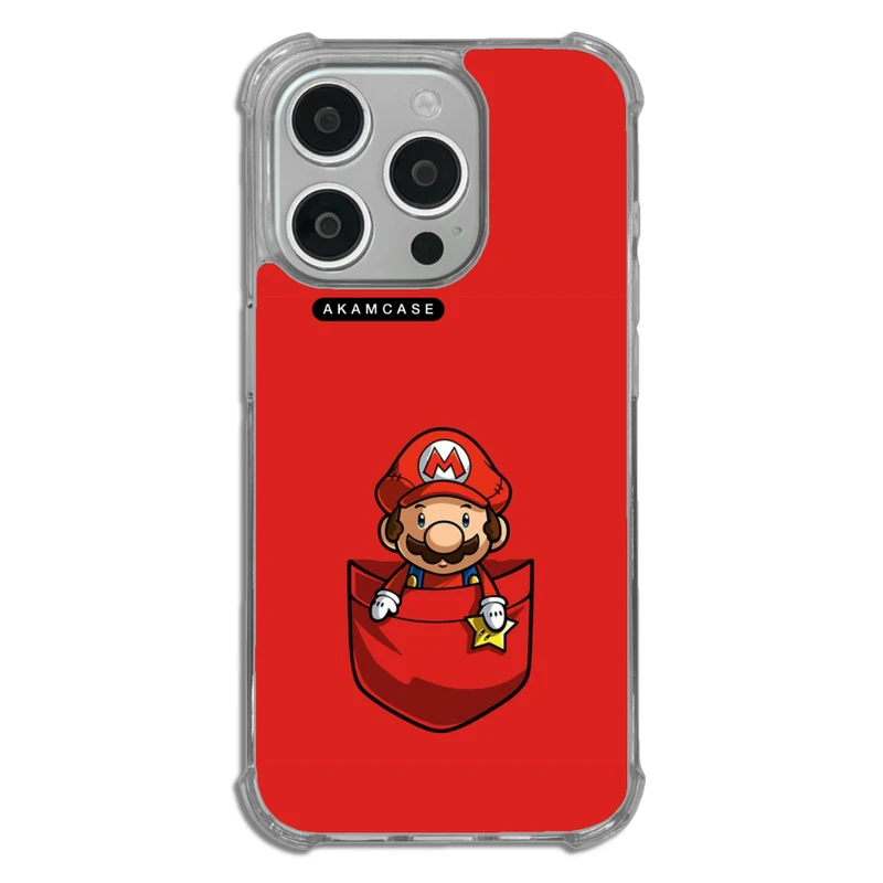 کاور آکام مدل AMC-WTA15PRO-SUPER MARIO3 مناسب برای گوشی موبایل اپل iPhone 15 Pro