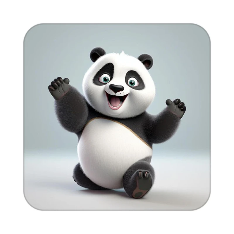 زیر لیوانی کاکتی طرح حیوانات کارتونی مدل mp28491