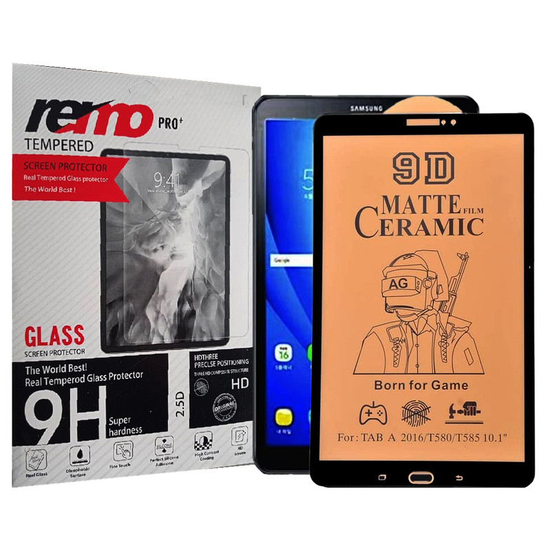 محافظ صفحه نمایش سرامیکی رمو مدل PRO_MATT مناسب برای تبلت سامسونگ Galaxy Tab A 10.1 2016 T580/ T585/ P580/ P585