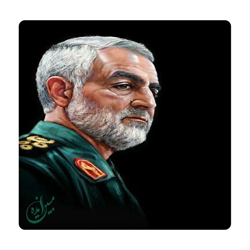 کاشی مبین ایده مدل حاج قاسم سلیمانی km10 کد 715