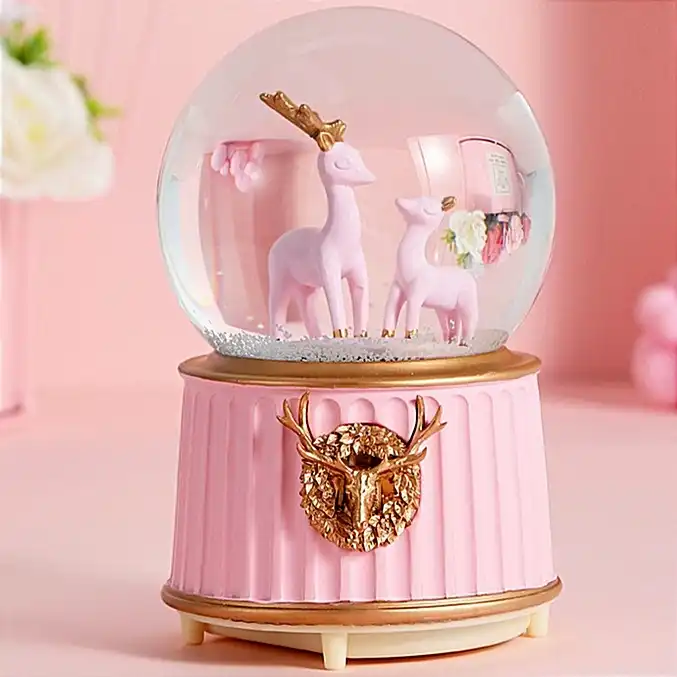 گوی موزیکال مدل گوزن لاکچری