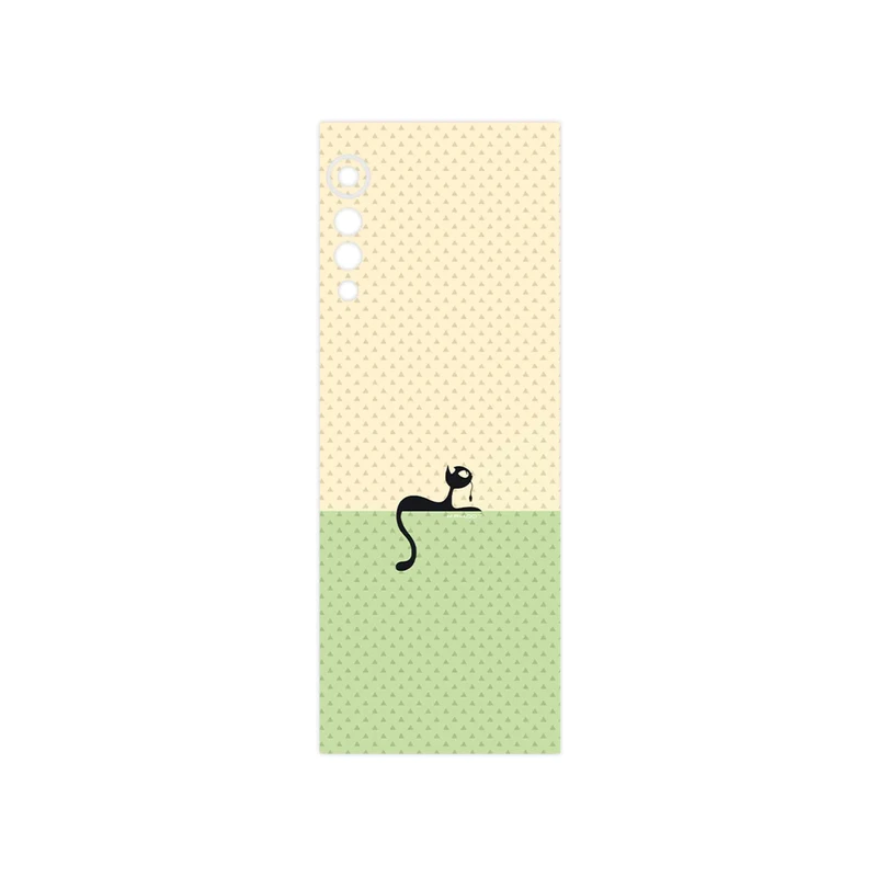 برچسب پوششی ماهوت مدل Minimal Internet Cat Icon مناسب برای گوشی موبایل ال جی Velvet 5G