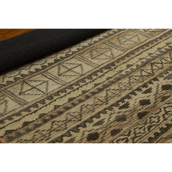 فرش نیمه دستبافت 4 متری وودو مدل بورگوس