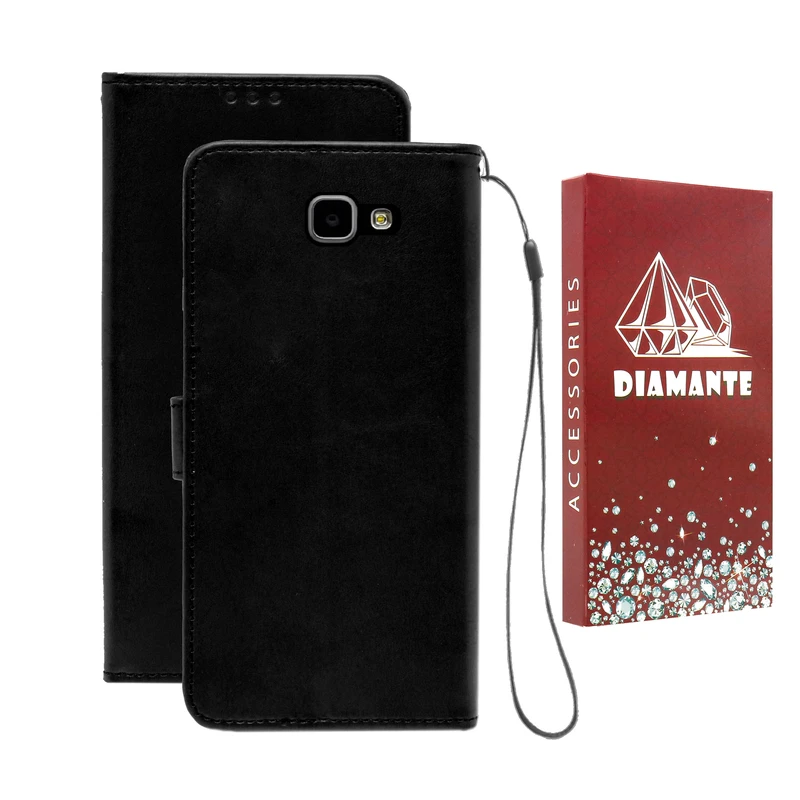 کیف کلاسوری دیامانته مدل Scusa Rd مناسب برای گوشی موبایل سامسونگ Galaxy J5 Prime به همراه بند آویز
