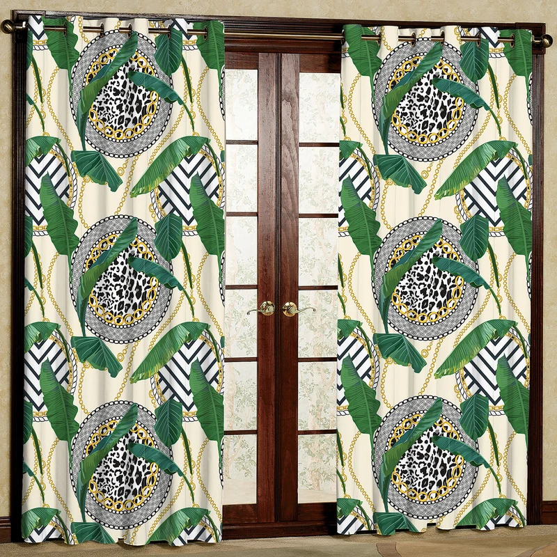 پرده مدل مخمل پانچی کد 1284 سایز 140x280 سانتی متر