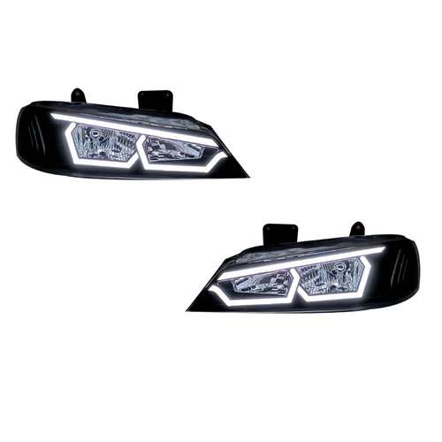 چراغ جلو خودرو گروه پژوهش صنعت مدرن مدل YAKOZA مناسب برای پژو پارس بسته دو عددی