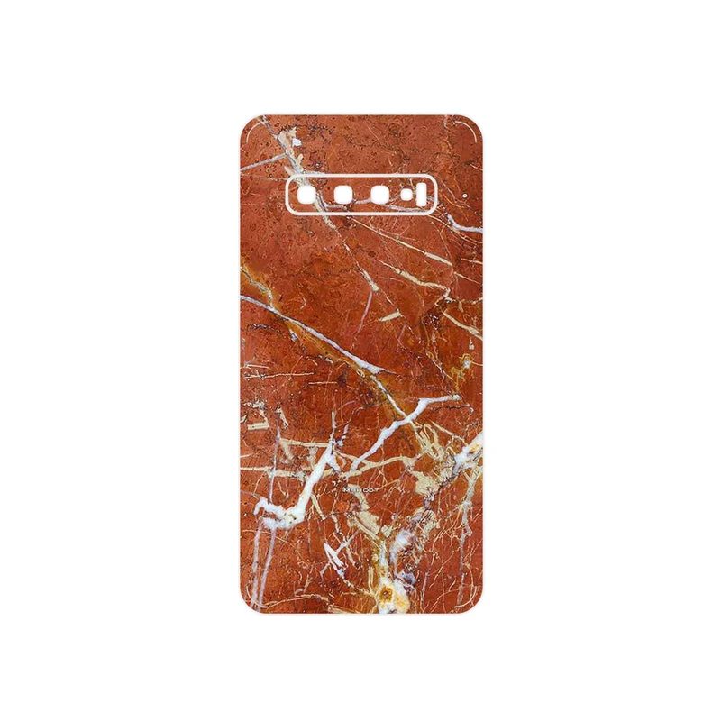 برچسب پوششی ماهوت مدل Red Marble مناسب برای گوشی موبایل سامسونگ Galaxy S10