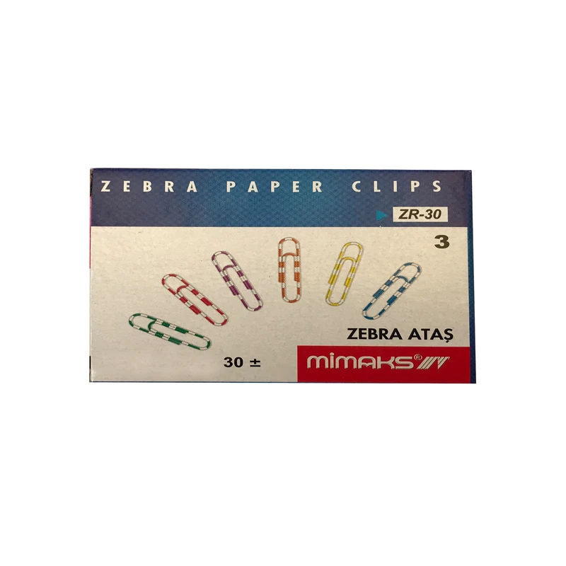 گیره کاغذ میماکس مدل ZR-30 بسته 30 عددی