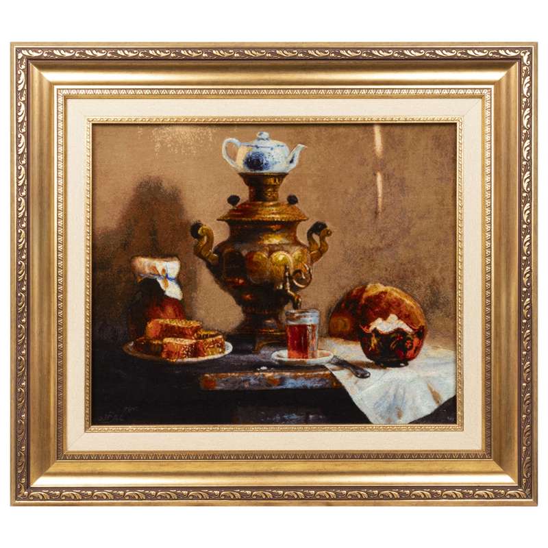 تابلو فرش دستباف سی پرشیا مدل میز صبحانه کد 902741