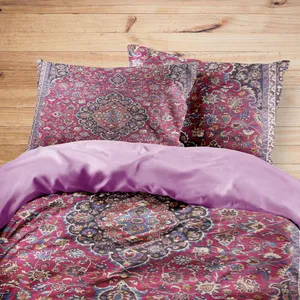 سرویس روتختی مدوپد طرح فرش مشهد مدل C-Mashhad03 یک نفره 4 تکه