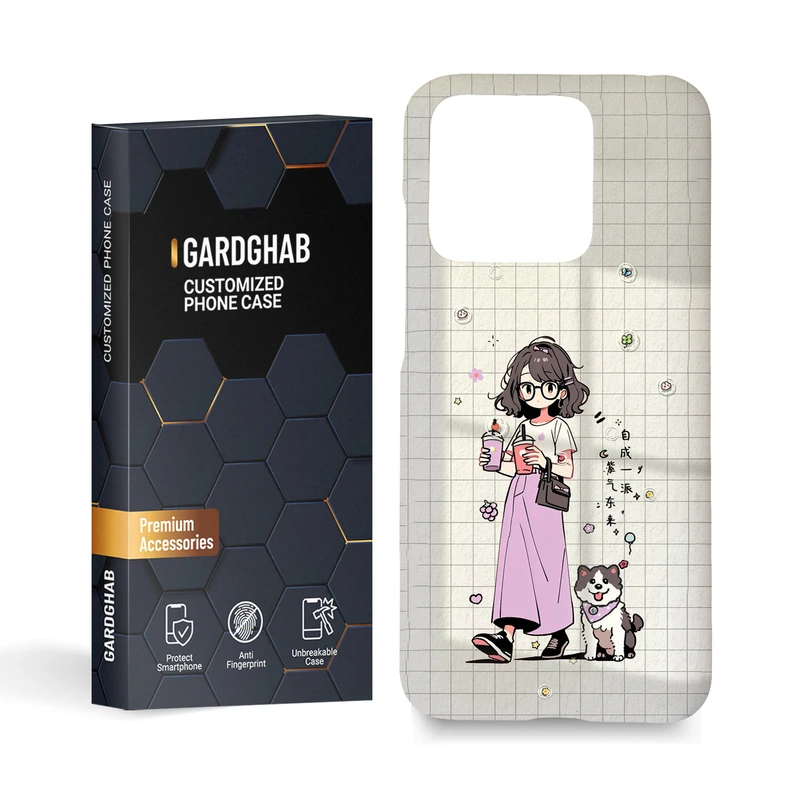 کاور گارد قاب مدل دخترانه مناسب برای گوشی موبایل شیائومی redmi 10a