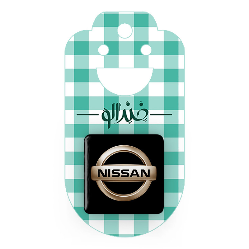 مگنت خندالو طرح نیسان Nissan مدل مربعی کد 30728