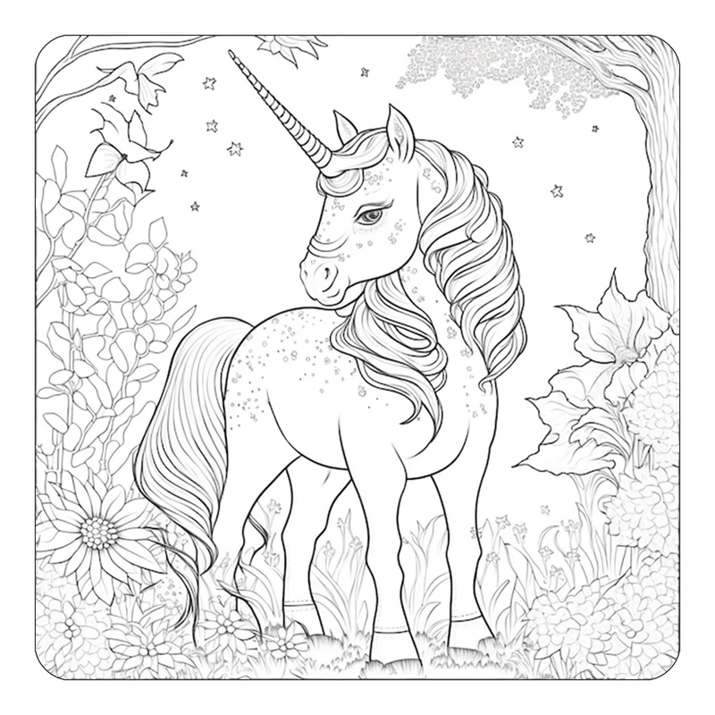 مگنت کاکتی طرح اسب تک شاخ و یونیکورن مدل mp30347