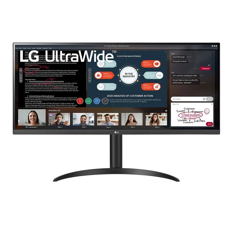 مانیتور 34 اینچ ال جی مدل 34WP550-B