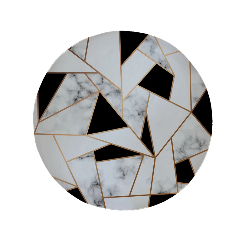 پادری طرح سنگ مدل دایره کد 8634 سایز 90 × 90 سانتی متر