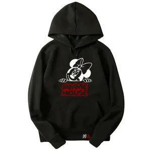 هودی دخترانه مدل مینی موس کد T22 رنگ نوک مدادی