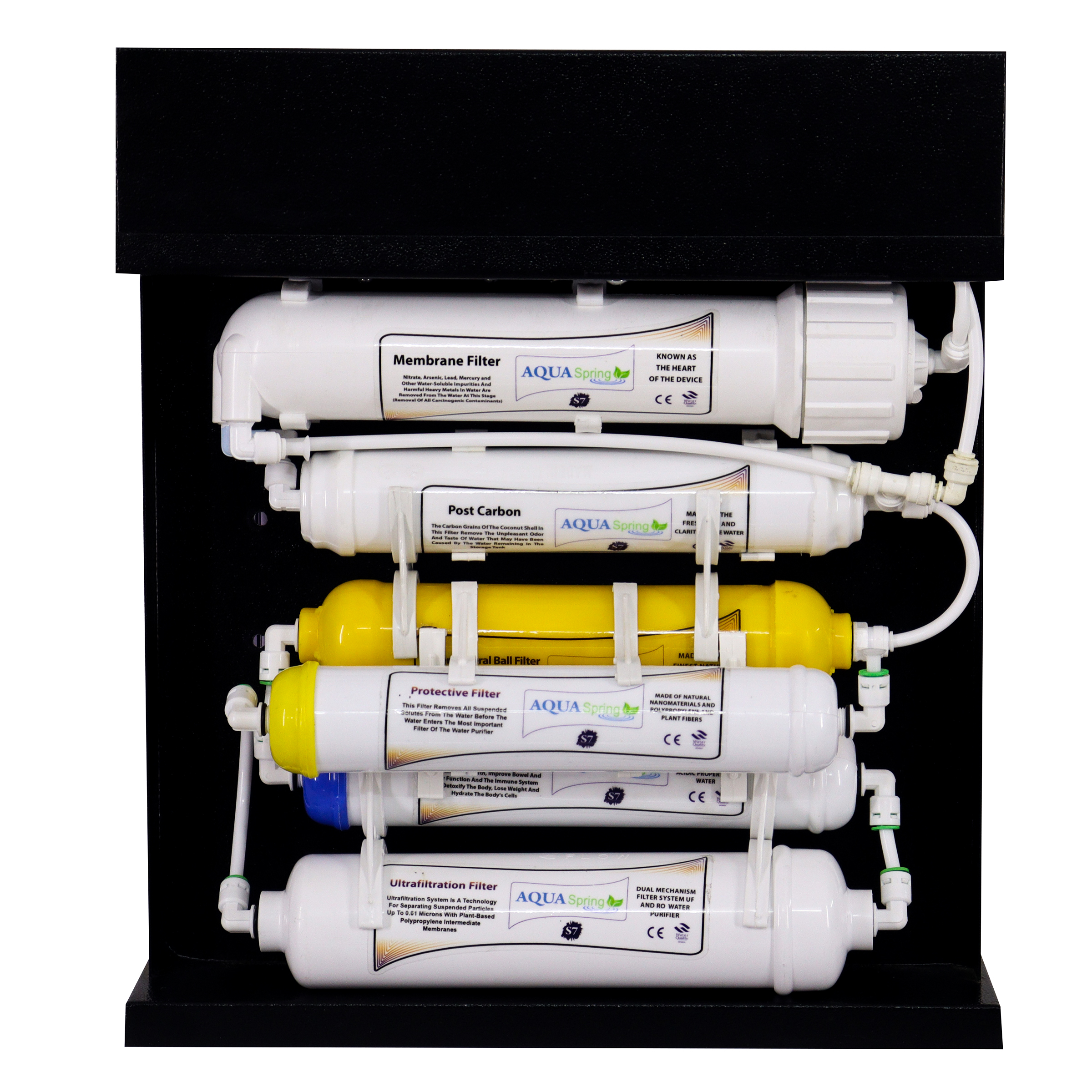 دستگاه تصفیه کننده آب آکوآ اسپرینگ مدل RO-S7-BZ 7200 به همراه رسوبگیر