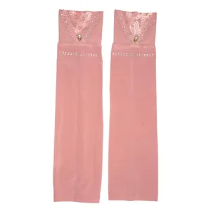 ساق دست زنانه مدل گیپور مروارید ریون کریستال کد s-119 