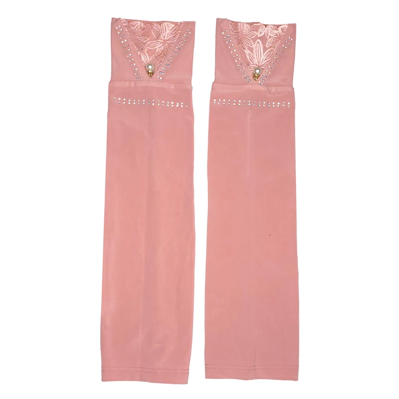 ساق دست زنانه مدل گیپور مروارید ریون کریستال کد s-119 