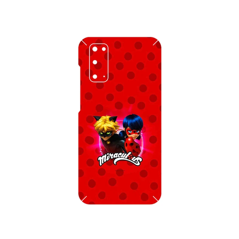 برچسب پوششی ماهوت مدل Ladybug and Cat Noir مناسب برای گوشی موبایل سامسونگ Galaxy S20