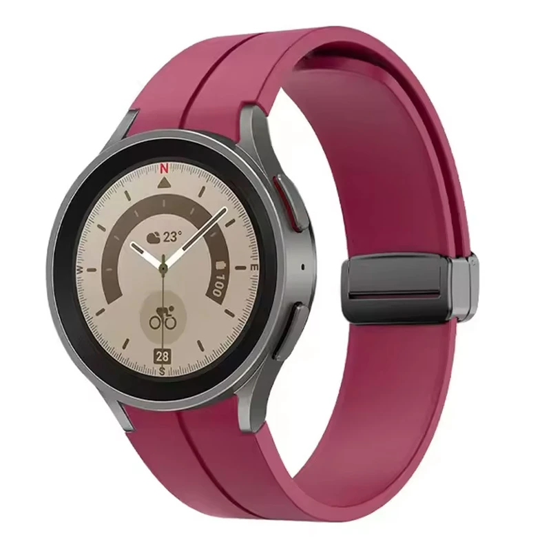 بند اسپریگ مدل Silic ORG Magnet مناسب برای ساعت هوشمند سامسونگ Galaxy Watch 6 44mm