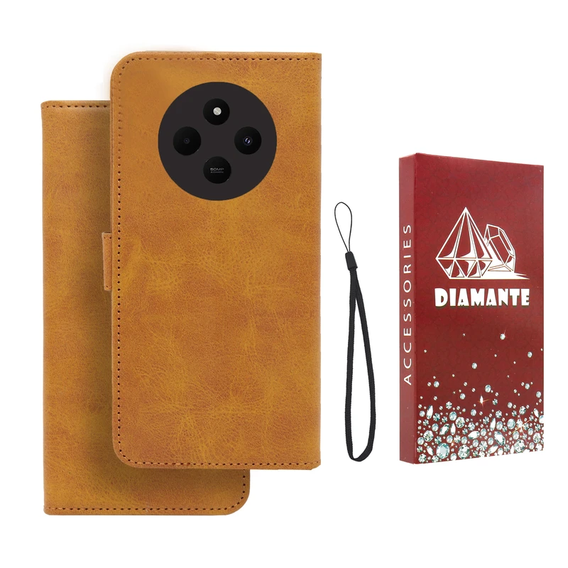 کیف کلاسوری دیامانته مدل Bandaviz Rd مناسب برای گوشی موبایل شیائومی Redmi 14C به همراه بند آویز