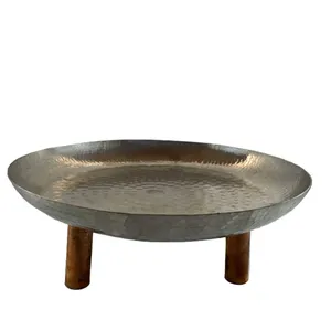 ظرف سرو مسی مدل پایه دار کد 24340-2