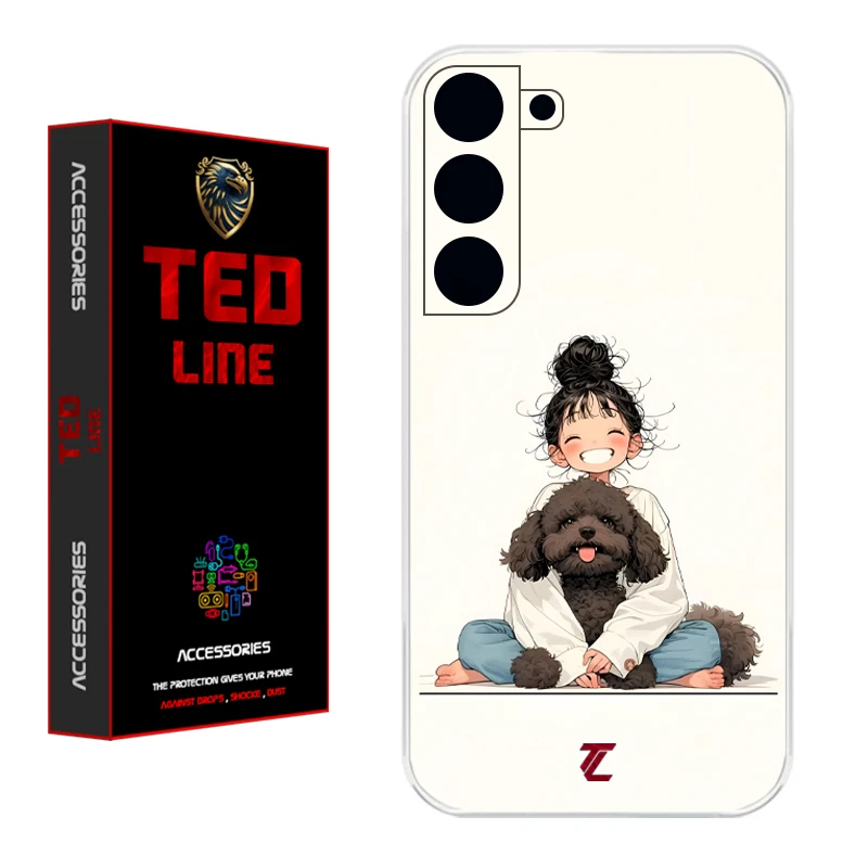 کاور تدلاین طرح سگ کد 1199 مناسب برای گوشی موبایل سامسونگ Galaxy S21 FE