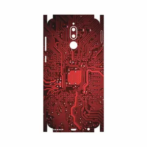 MAHOOT Red Printed Circuit Board-FullSkin Cover Sticker for Huawei Mate 10 Lite