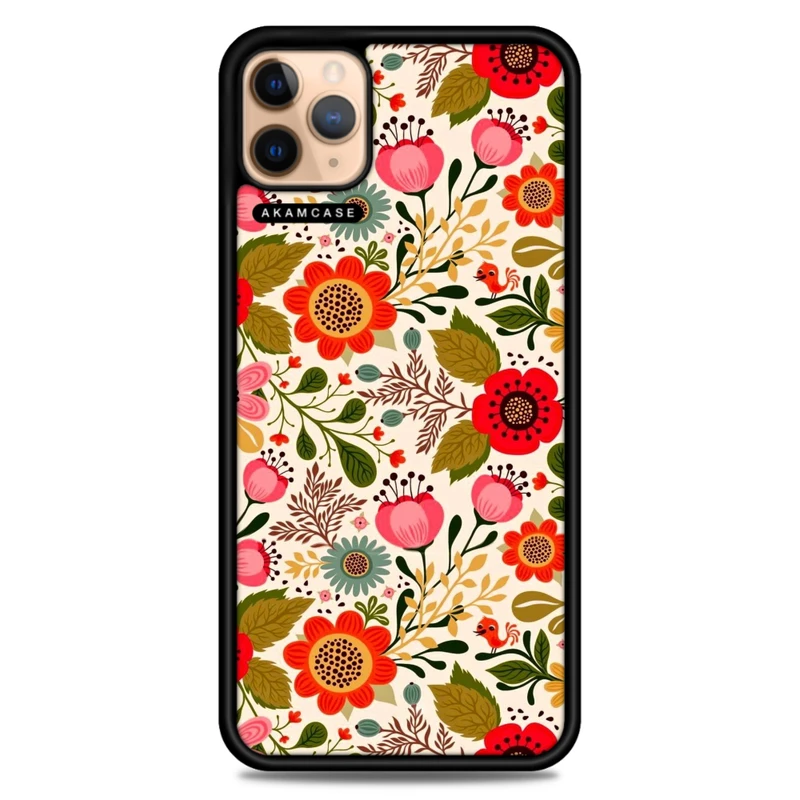 کاور آکام مدل AMC-WA11PRO-FLOWERS4 مناسب برای گوشی موبایل اپل iPhone 11 Pro