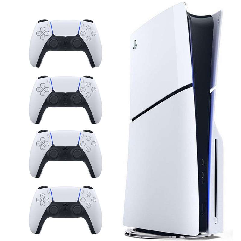 کنسول بازی سونی مدل PlayStation 5 Slim ظرفیت یک ترابایت ریجن 2016A اروپا به همراه دسته اضافی