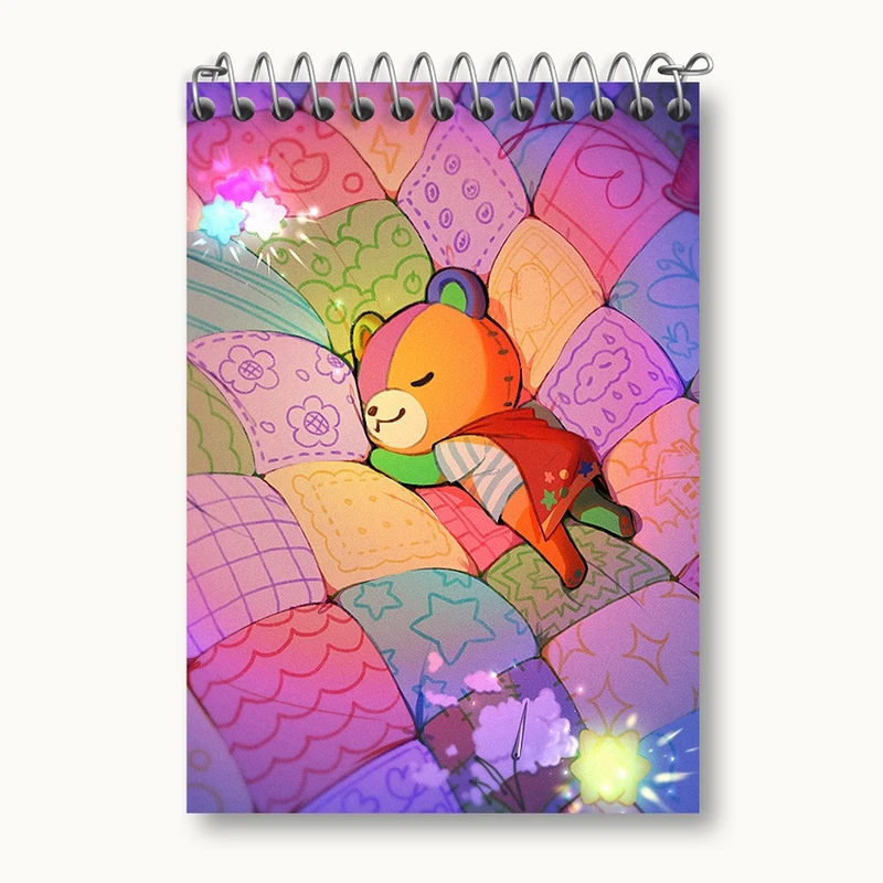 دفتر یادداشت 50 برگ خندالو مدل بازی انیمال کراسینگ (Animal Crossing) کد 32643