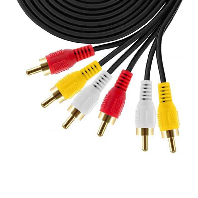 کابل 3 جک RCA به 3 جک RCA مدل R103 طول 1.5 متر