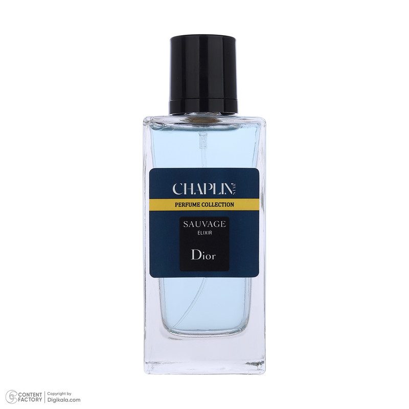 ادو پرفیوم مردانه چاپلین استار مدل Dior Sauvage Elixir با رایحه تلخ و معتدل حجم 100 میلی‌لیتر