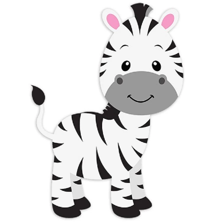 استند رومیزی تولد طرح گورخر مدل حیوانات جنگل کد ZEBRA01S30